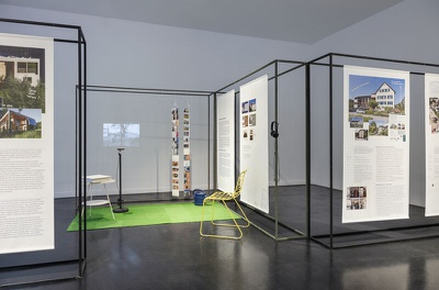 Suburbia: Gebaute Träume. Zukunft Einfamilienhaus, eine Ausstellung des Architekturzentrum Wien im afo