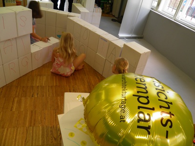 1:1 Bauexperiment "ArchitektInnenmesse"