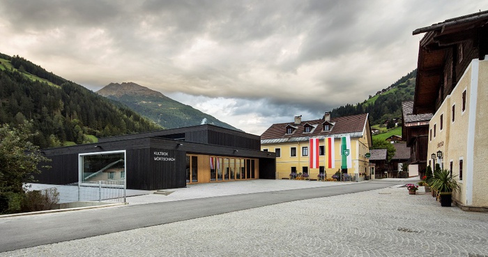 Holzbaupreis Kärnten 2015 – Kulturhaus Mörtschach; 
Planung: LP architektur ZT GmbH