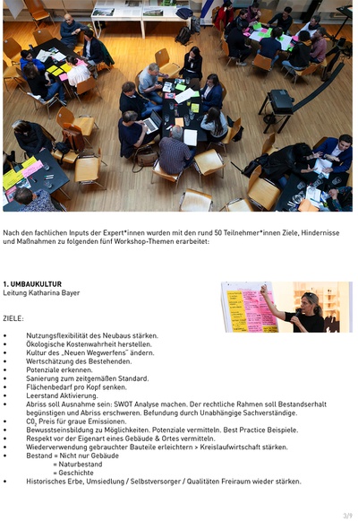 Ergebnisse Workshop