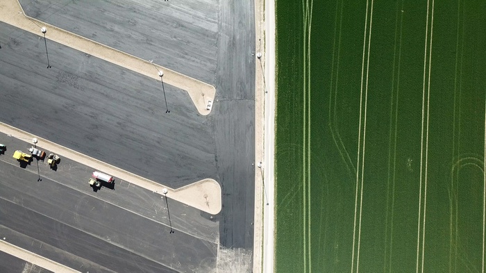Verbaute Erde - Parkflächen statt Ackerland