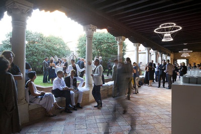 Österreichischer Beitrag auf der 13. internationalen Architekturausstellung „La Biennale di Venezia“ – Fest in der Antica Abbazia della Misericordia (© Günter R. Wett)