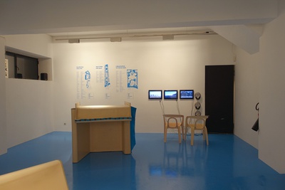 Blick in die erste "Kellerbar"-Installation "LSF 50" im aut
