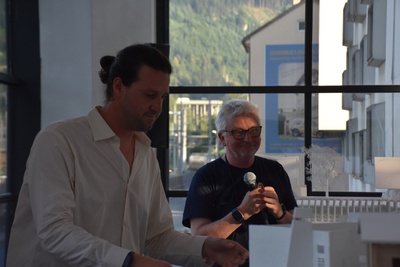 Ausstellungseröffnung "Rebuild: Figures of Space" mit Tommaso Fantini, Walter Angonese – © aut