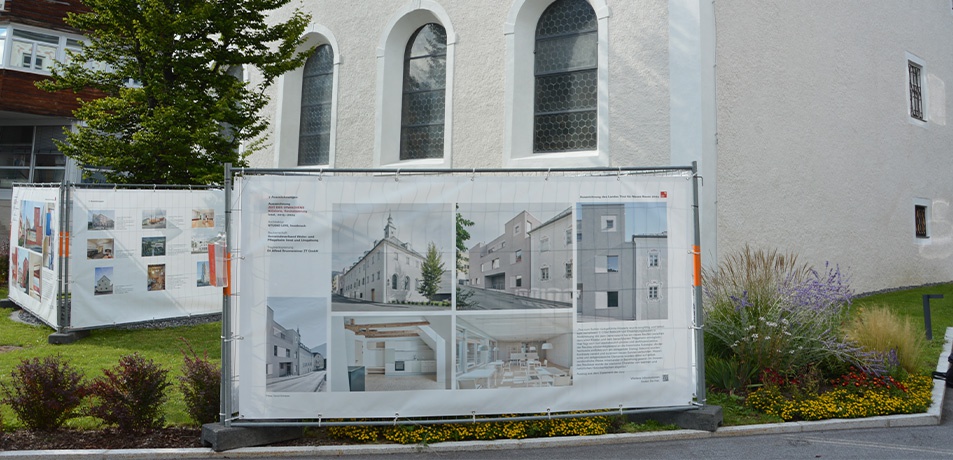 © Ausstellung "Neues Bauen in Tirol 2024" beim Pflegezentrum Gurgltal in Imst – Foto: Othmar Kolp