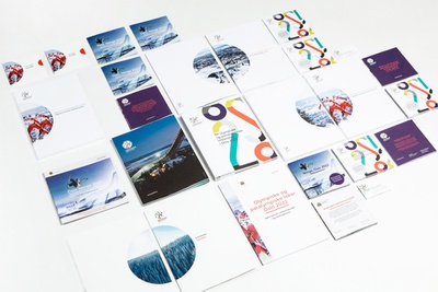 Visuelle Identität für die Olympische Spiele in Oslo 2022