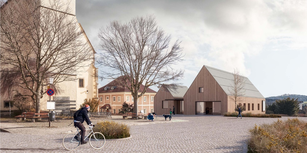 Pfarrzentrum Altenberg | Architektur: HPSA Hammerschmid, Pachl, Seebacher
Architekten | Schaubild