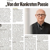 Kleine Zeitung_2015.07.08_Von der Konkreten Poesie...
