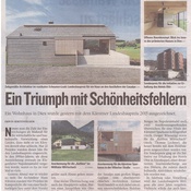 Kleine Zeitung_2015.12.03_ Ein Triumph mit Schönheitsfehlern