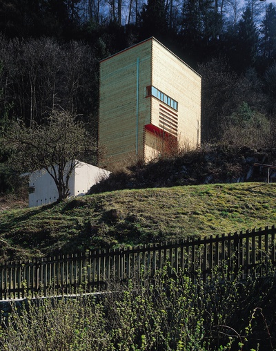 Auszeichnung des Landes Tirol für Neues Bauen 2004: Haus Lanzinger, Brixlegg, 2001–2002 (Architektur: Antonius Lanzinger)