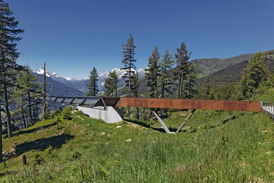 Natur- und Kulturpanorama Gacher Blick, Fließ, 2013 – 2016 (Architektur: columbosnext, giencke mattelig landschaftsarchitektur)