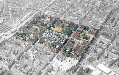 Realutopie „Himmel über Fünfhaus“, 2004