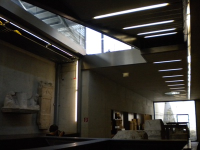 Häuser schaun 24.04.2010: Archäologiemuseum / BWM Architekten und Partner, Lapidarium / PURPUR Architektur