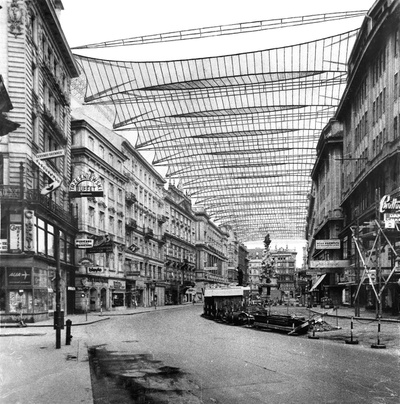 Hermann Czech, Entwurf für eine Überdachung des Graben, 1010 Wien, 1965/71