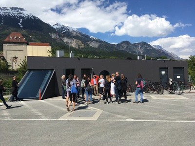 "Vom Regentropfen zur Kläranlage" - IKB-Fahrradtour © aut