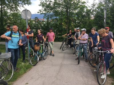 Mit dem Fahrrad durch Innsbruck © aut