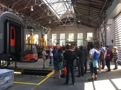 In der ÖBB-Zugwerkstatt © aut