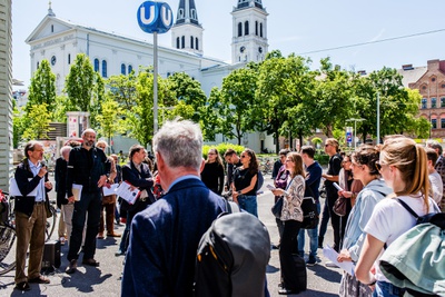 Erkundung Sonnwendviertel © ÖGFA / AT19 / Kollektiv Fischka Kramar