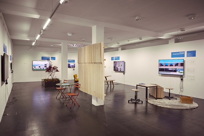 Ausstellungsansicht des Baukulturpreises der Hypo Vorarlberg 2025 | Foto © vai Ausstellungsansicht des Baukulturpreises der Hypo Vorarlberg 2025 | Foto © vai