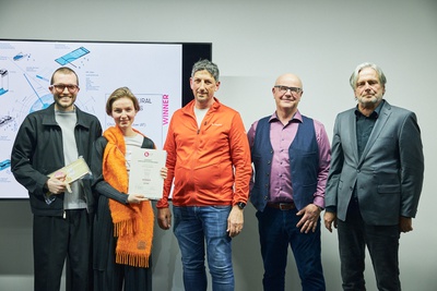 (v.l.n.r.): Christopher Gruber, Christina Ehrmann, Thomas Guschl, Stephan Schnetzer und Frank Matt – © Foto: Darko Todorovic (v.l.n.r.): Christopher Gruber, Christina Ehrmann, Thomas Guschl, Stephan Schnetzer und Frank Matt