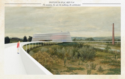 „Back Off!“, Runner-Up-Projekt Standort Celje, Architektur und Illustration – © © m2ft architects, Madrid „Back Off!“, Runner-Up-Projekt Standort Celje, Architektur und Illustration