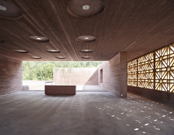 Islamischer Friedhof | bernardo bader architekten – © Foto: Adolf Bereuter Islamischer Friedhof | bernardo bader architekten