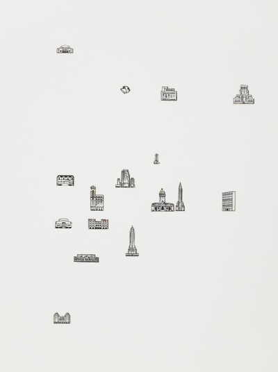 New York Sights (Architecture /1957), 2022