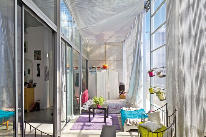 Sozialer Wohnbau, 59 Wohnungen, Jardins Neppert, Mulhouse, 2009 – 2014 & 2015, Innenansicht