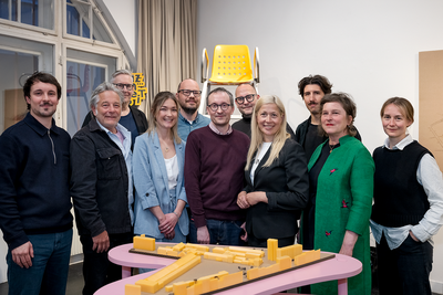 Therese Eberl, Stefan Groh, Paige Michutka, Jakob Pesendorfer und Markus Vogl (KUrator*innen, LIA),
Institut für Architektur der Kunstuniversität Linz | Ulrich Aspetsberger (afo Vorsitzender), Clemens Quirin (Leitung afo), Andrea Bina (Leintung nordico), Gemeinderätin Sarah Strigl, i.V. des Bürgermeisters Dietmar Prammer, Doris Lang-Mayerhofer ( Stadträtin Linz)