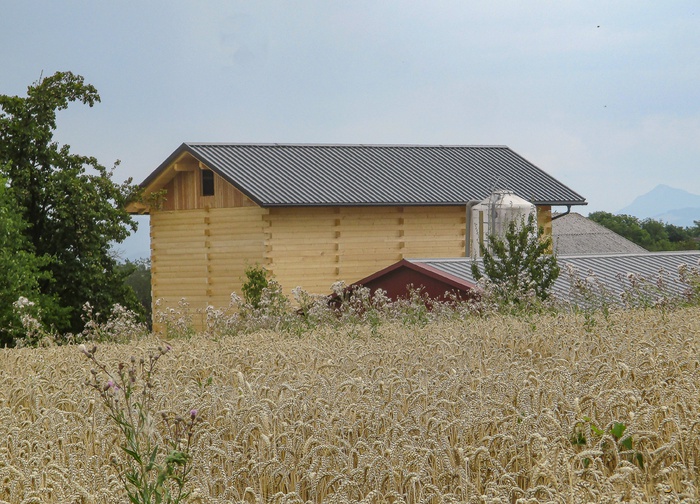 Getreidesilo-Anlage