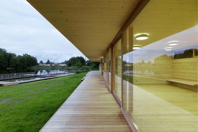 Badehaus Aichwaldsee – Badehaus Aichwaldsee;
Planung: Gasparin Meier Architekten, Villach