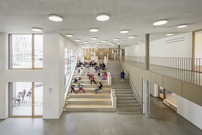 Volksschule Leopoldinum – SmartCity, 2019, Architektur: alexa zahn architekten, Bauherr*in: Stadt Graz, vertreten durch die Abteilung für Bildung und Integration, Stadtbaudirektion, GBG und Abteilung für Immobilien