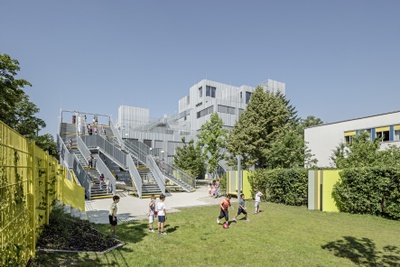 Volks- und Berufsschule Längenfeldgasse, Architektur: PPAG Architects, Bauherr*in: Stadt Wien MA56