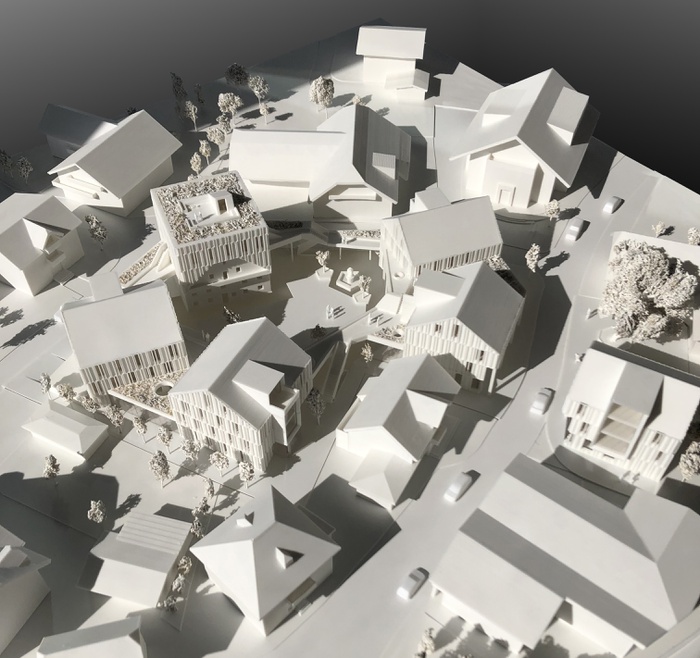 Modell Marktplatz Grödig – © MOA - Martin Oberascher & Partner