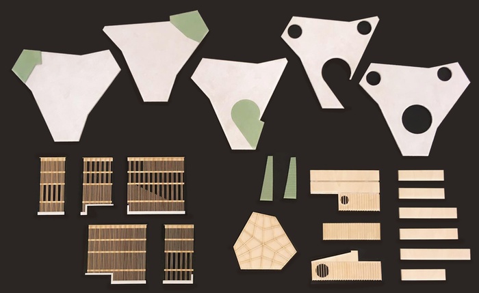 Kinderkunstlabor St. Pölten, Modellkomponenten – © Schenker Salvi Weber