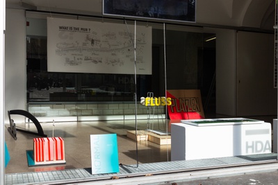 Ausstellung in der "Auslage" des HDA