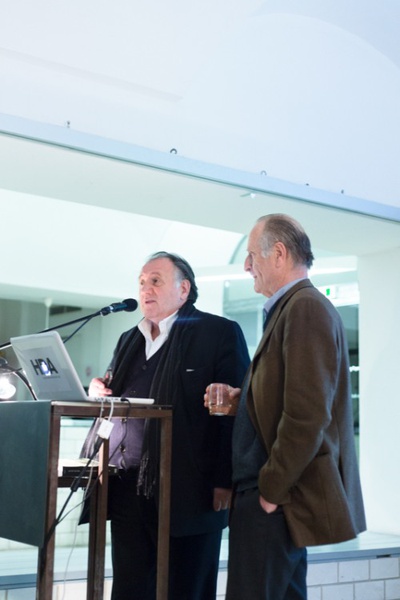 Buchpräsentationen mit Peter Weibel und Manfred Wolff-Plottegg, 01.04.2016