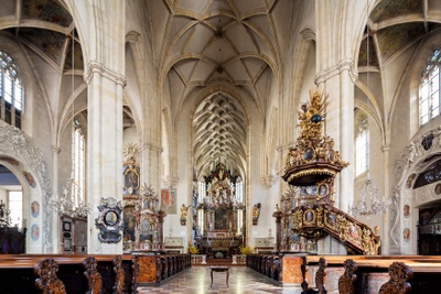 Dom St. Ägydius
Hans Niesenberger (?), Domenico dell’Aglio, Gregor Pacher, Karl Raimund Lorenz, Peter Grabner
1462, 1554, 1653, 1687, 1831, 1963, 2022