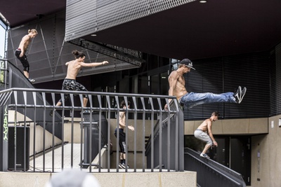 La Strada Graz, Gruppe: La Fabrique Royale Produktion: Zéro Degré, Architektursommer 2018