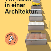 Architektursommer 2015_Plakat_Balkone, Foto: Marie Neugebauer, Design: EN GARDE