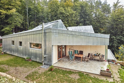 Einfamilienwohnhaus Holz- und Strohbauweise