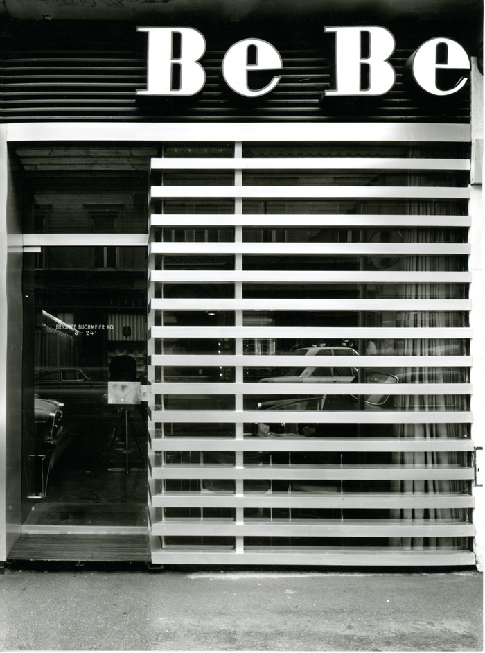 Cafe Be Be, Fassade, Foto: © Archiv für Baukunst der Universität Innsbruck (Nachlass Stigler), 1966