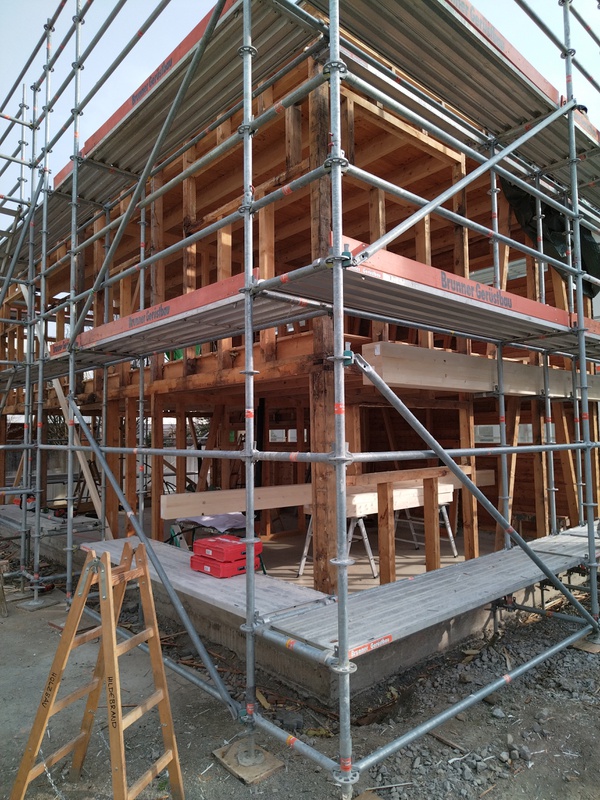 Zweigeschossiges Garagen-Lagergebäude wird Wohnhaus, schroetter-lenzi Architekten, 2023 Zweigeschossiges Garagen-Lagergebäude wird Wohnhaus, schroetter-lenzi Architekten, 2023