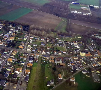 ORTE Vortrag_ Eigentum Eigenheim_St Poelten_Luftaufnahme NOE