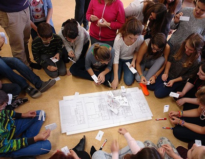 Impulswoche ,technik bewegt' – © NMS Stronsdorf, 2014; Foto: © Florian Dembski Impulswoche ,technik bewegt'