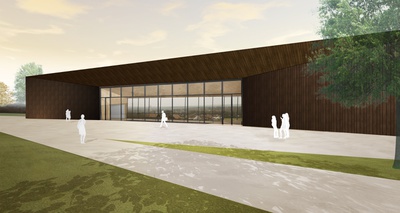 © Neues Besucherzentrum Museumsdorf Niedersulz, Architektur: ah3 architekten, Foto: Karl Gruber