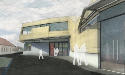 Weinzentrum Winzerhof Dockner – © Weinzentrum Winzerhof Dockner, Architektur: Office for Explicit Architecture mit Fritz Göbl ZT GmbH (Innenraumgestaltung mit Oliver Ulrich), Rendering: Lukas Göbl Weinzentrum Winzerhof Dockner