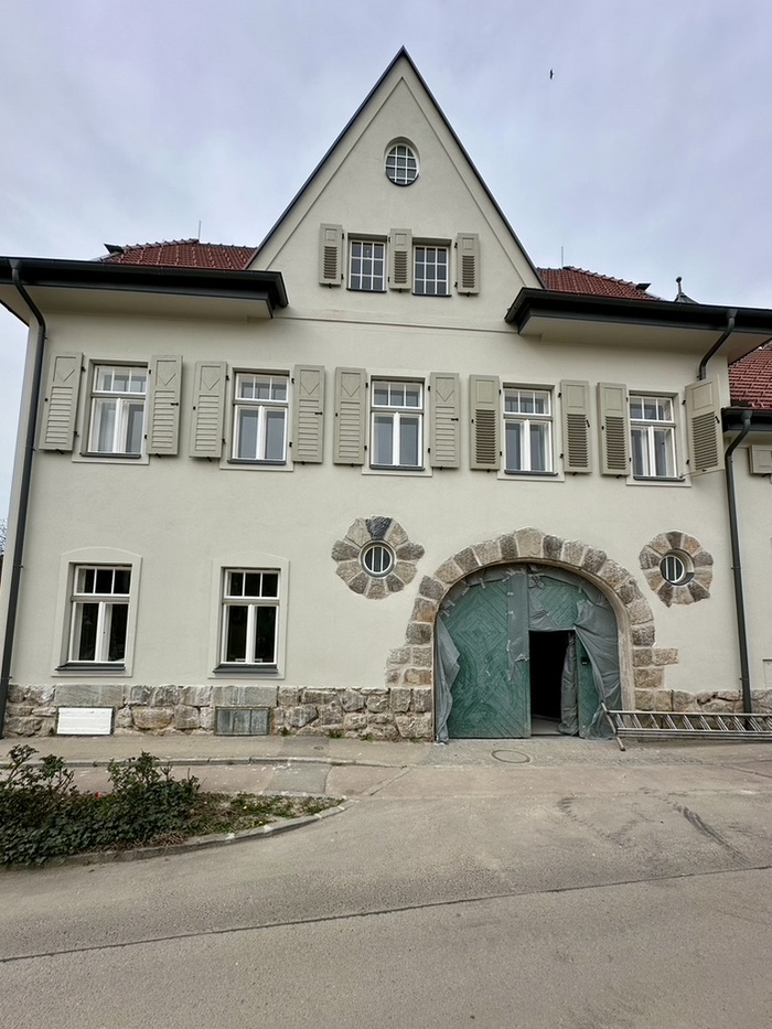 Ehemaliges Hubertusbräu im Umbau