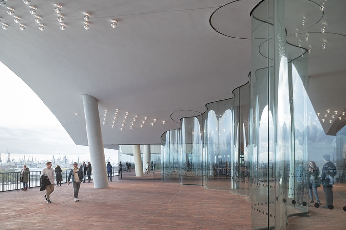 Plaza - Elbphilharmonie, Hamburg; Architektur: Herzog & De Meuron