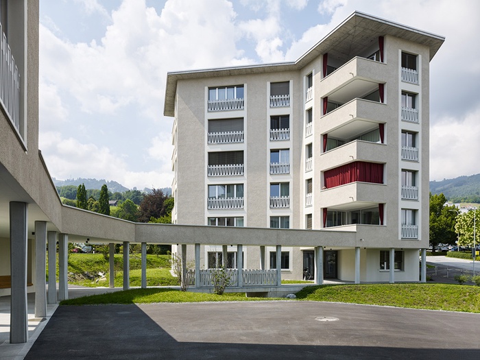 Alterswohnungen Blumenfeld in Altstätten, Planung: Gäumann Lüdi von der Ropp Architekten SIA